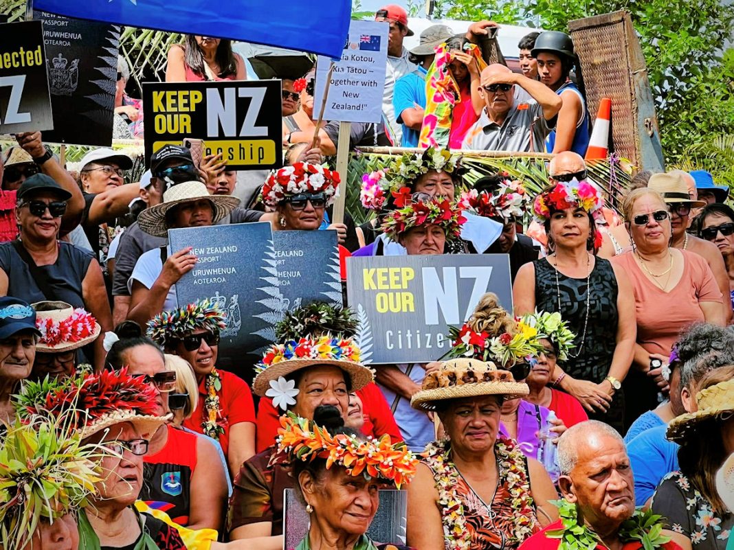 Cook Islands protest